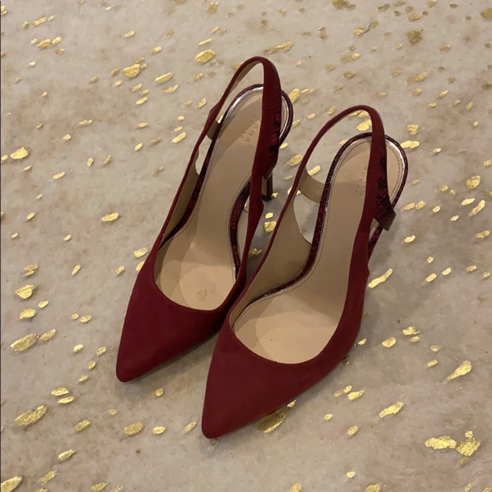 Red Zara heels